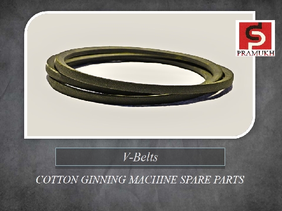V-BELT cotton ginning machine